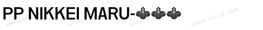 PP NIKKEI MARU字体转换